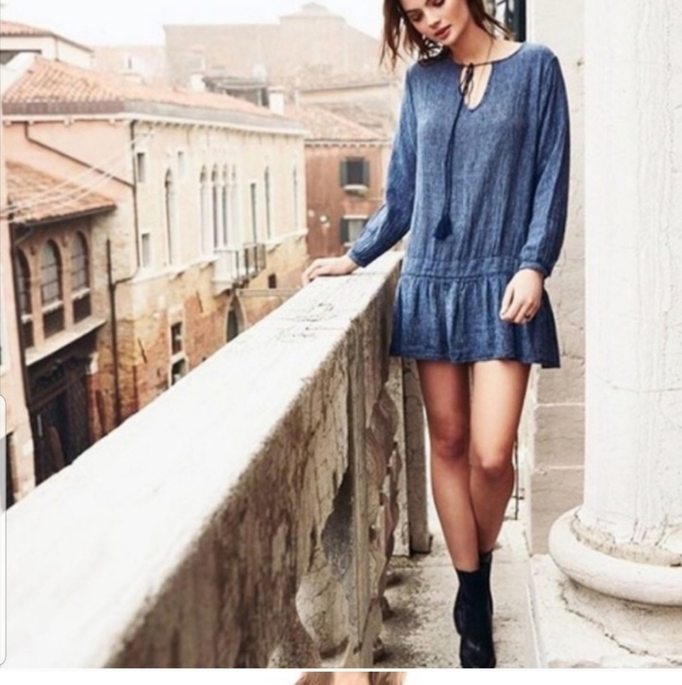 Rails Blue Mini Dress